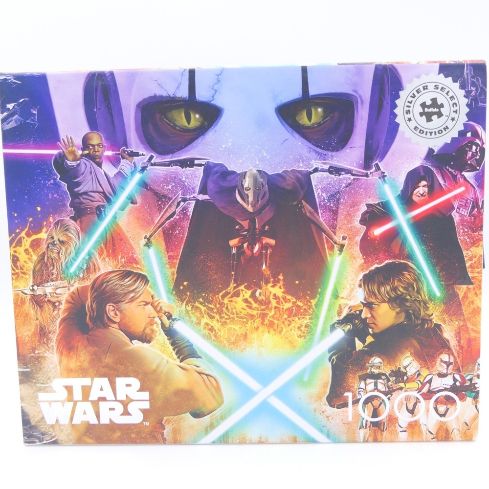 Buffalo Star Wars Episode III 1000 Pc Puzzle 12450 Silver Select Edition‎ Sealed